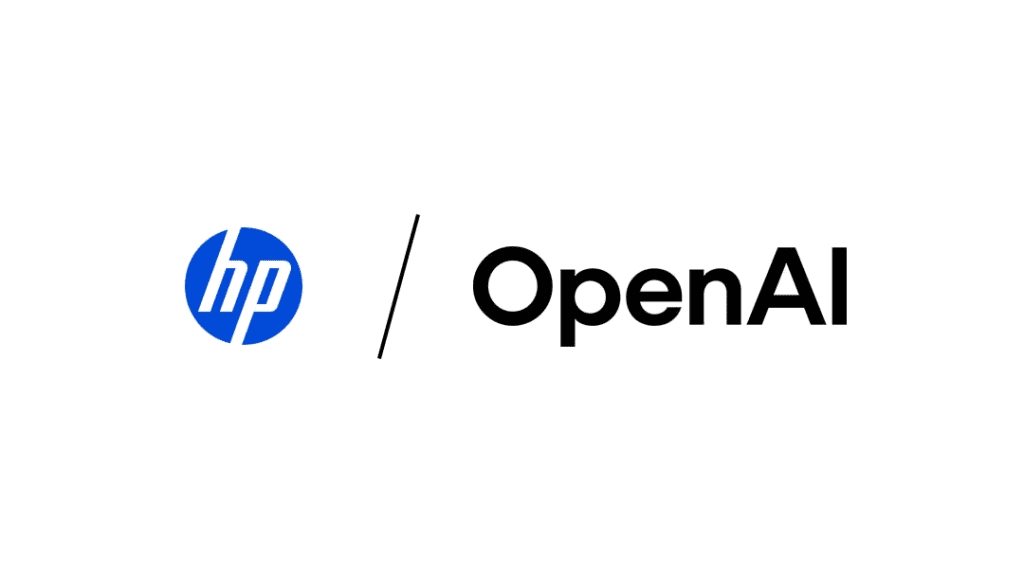 HP and OpenAI partnership lockup