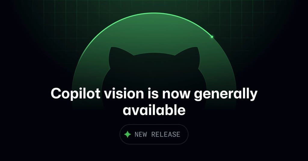 GitHub Copilot Vision GA changelog artwork