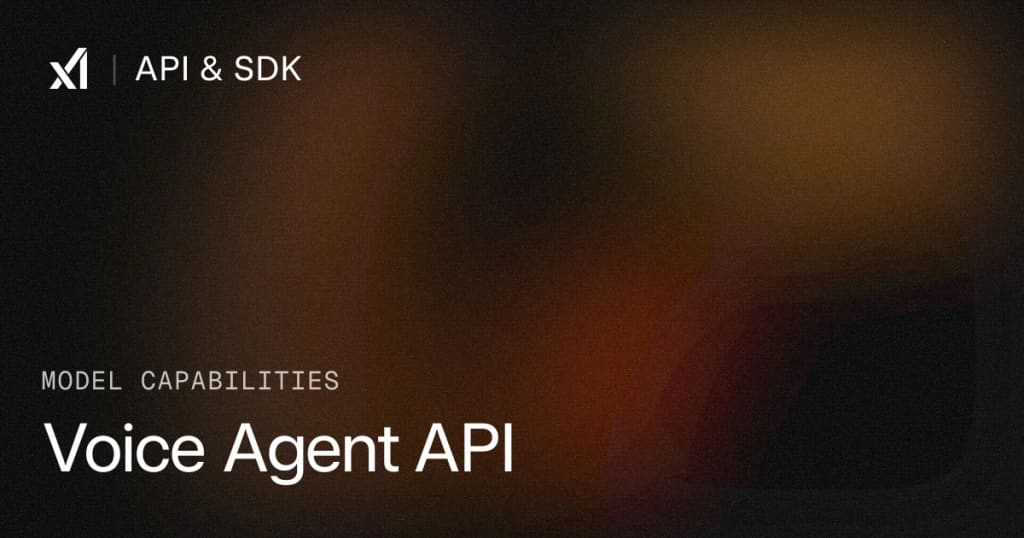 xAI Voice Agent API documentation image
