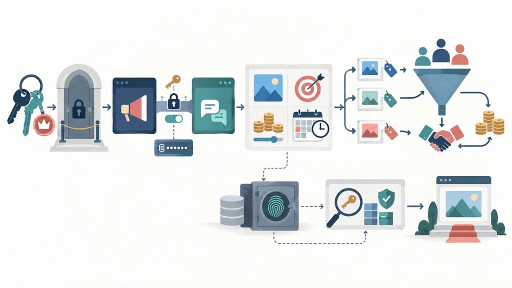 Concept illustration: HubSpot documents a working beta path