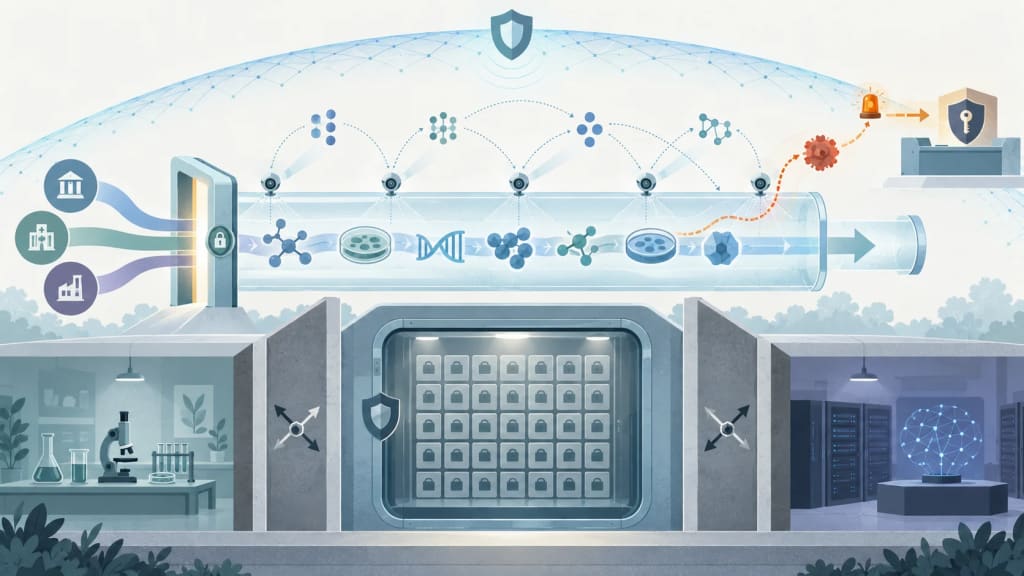 Concept illustration: Monitoring replaces some real-time blocking for approved use