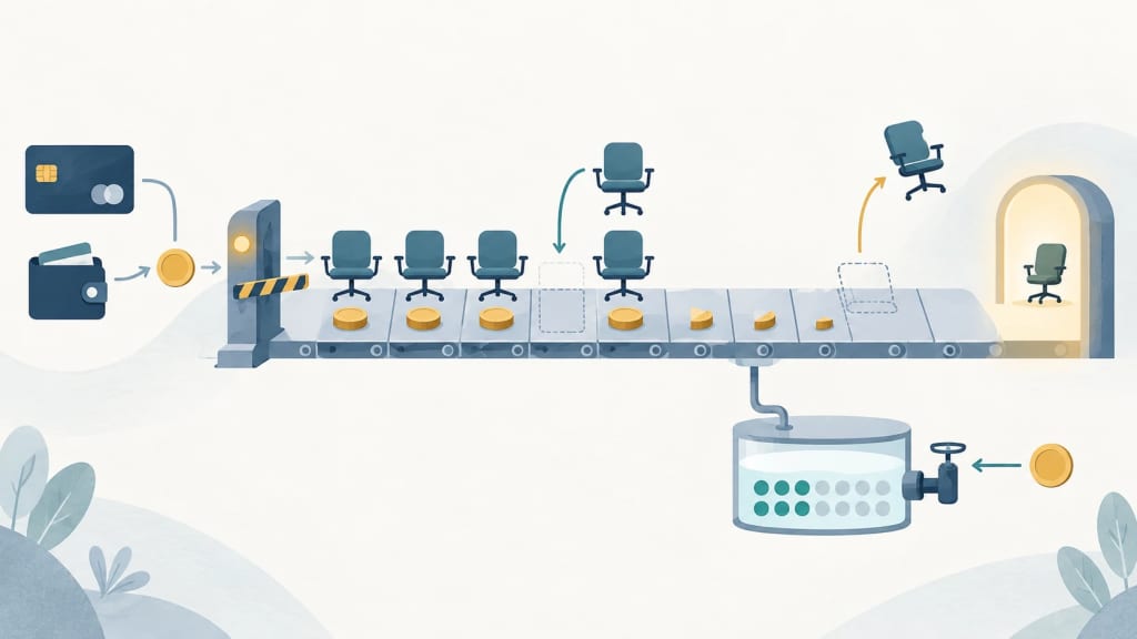 AI-generated illustration Concept illustration: Business and Enterprise billing moves earlier