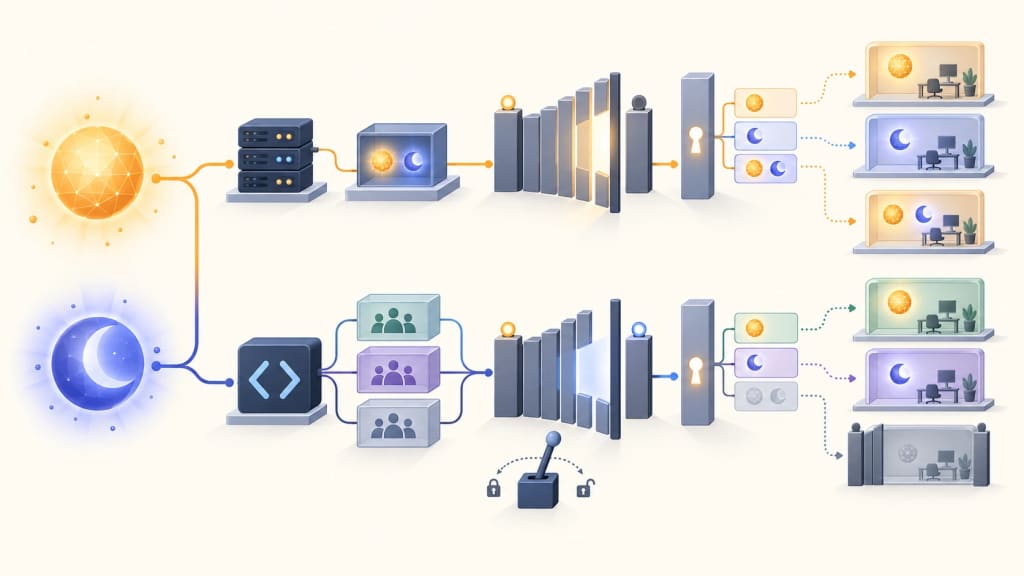 AI-generated illustration Concept illustration: Where the models are available