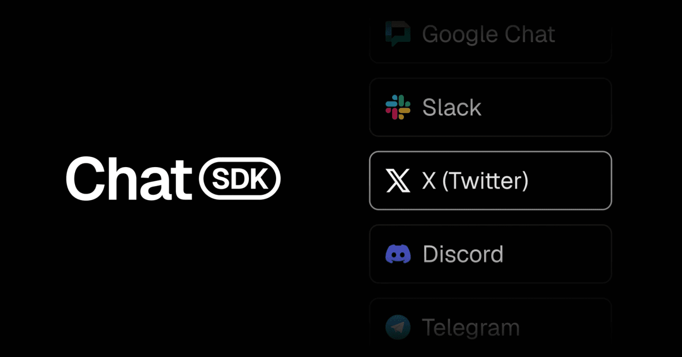 Build X bots with Vercel Chat SDK