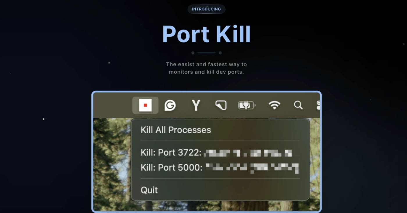Port Kill: Free Stuck Dev Ports Without Guessing PIDs