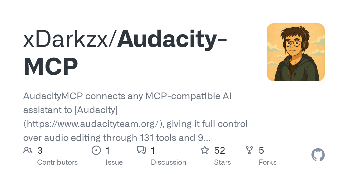 Control Audacity from MCP clients with Audacity-MCP