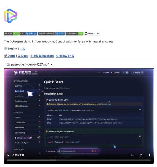 This JS Agent Turns Any Website Into an AI Copilot