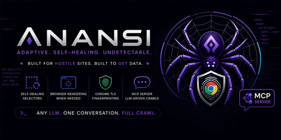 Scrape Changing Websites with Anansi Self-Healing Selectors and MCP
