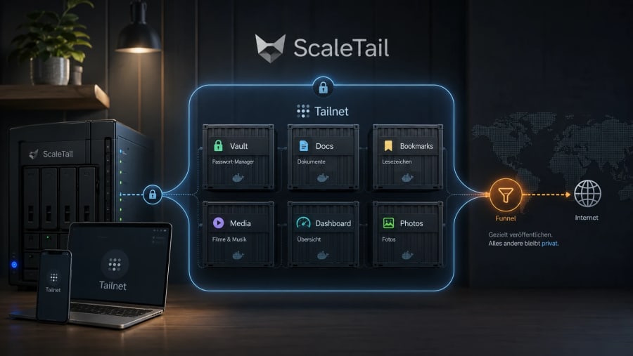 Run Docker Apps Privately with Tailscale Instead of Opening Router Ports