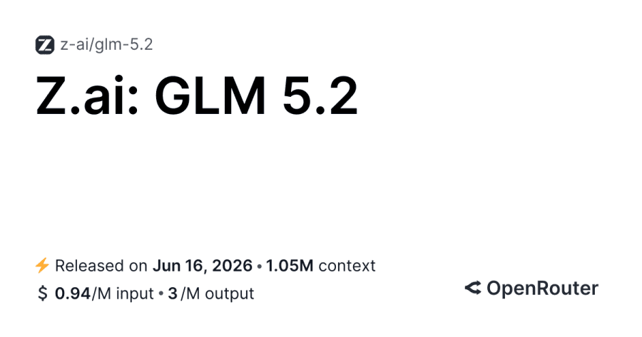 Try GLM-5.2 on a real long-context coding task
