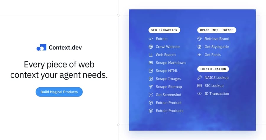 Give agents live web context without maintaining your own scraper stack