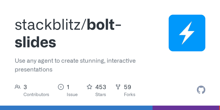 Use Bolt Slides to Turn Agent Prompts into Interactive React Decks