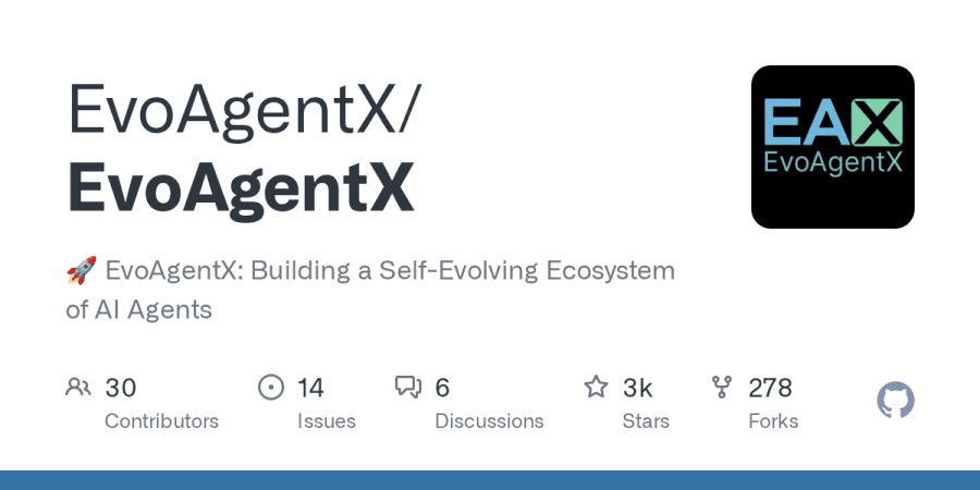 Build self-evolving agent workflows with EvoAgentX