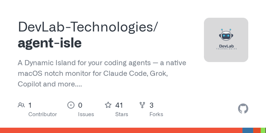 Monitor Mac coding agents from the notch with Agent Isle