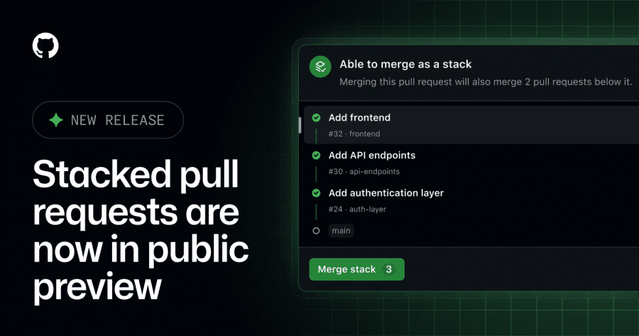 Review large GitHub changes as stacked pull requests