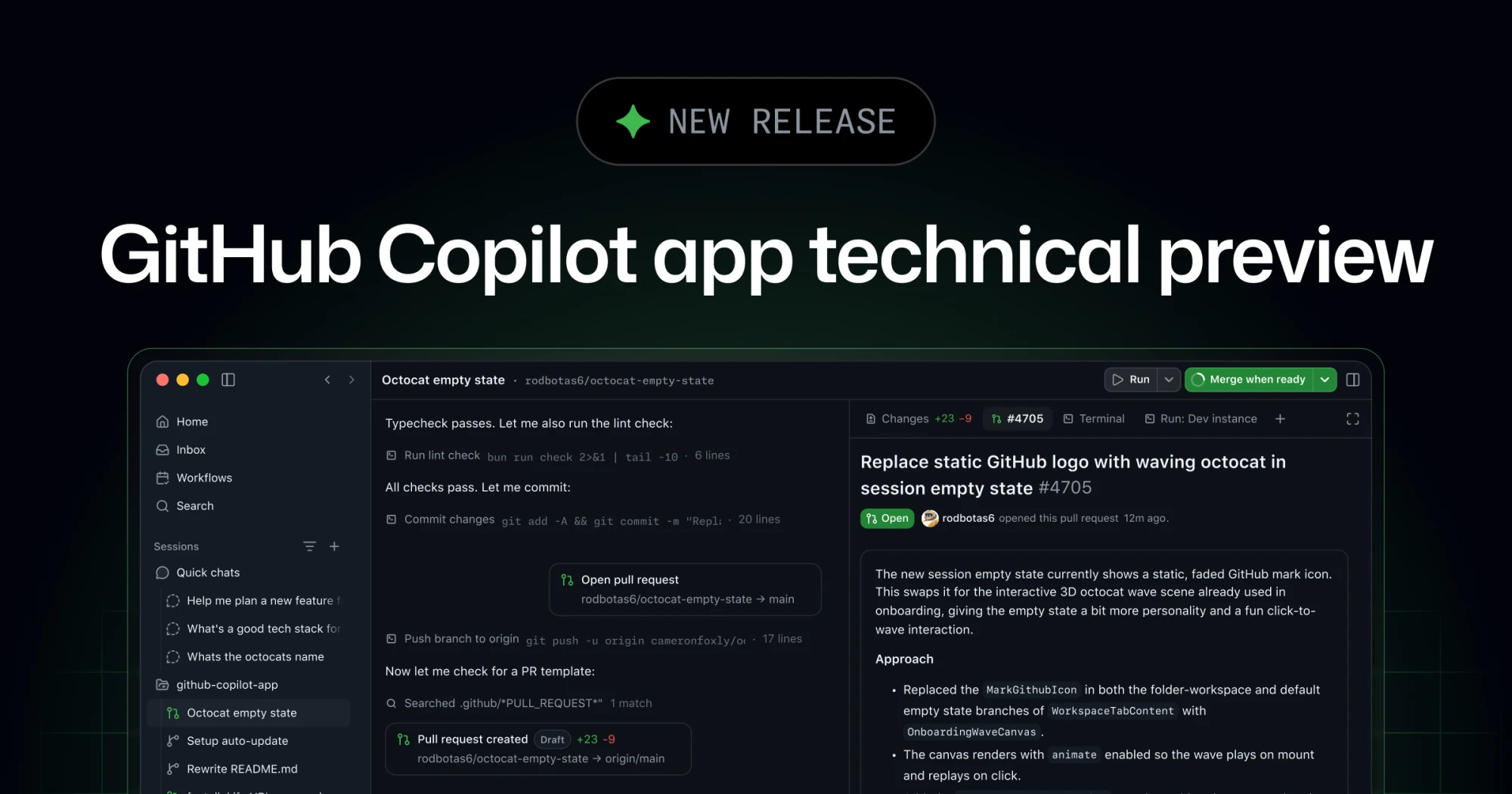 GitHub Copilot App Technical Preview: What Agentic Desktop Coding ...