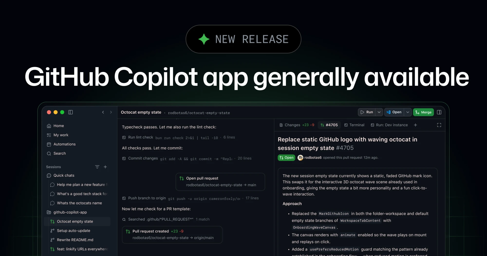 GitHub Copilot App Is Generally Available for Agent-Driven Desktop ...