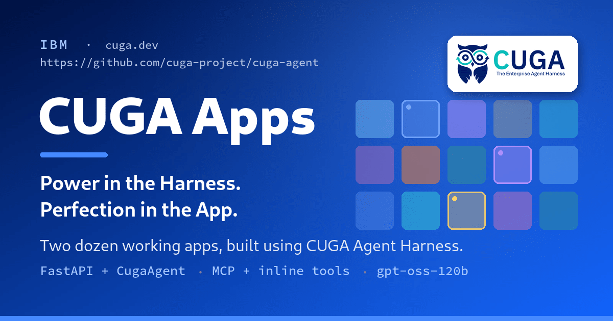 IBM's CUGA examples turn agent harness design into copyable apps – Blog ...