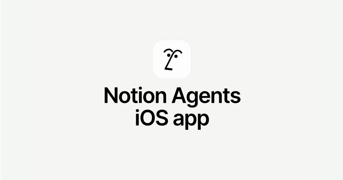 Notion On Ios Use Notion Agents on iPhone when work starts away from your desk – Blog ...