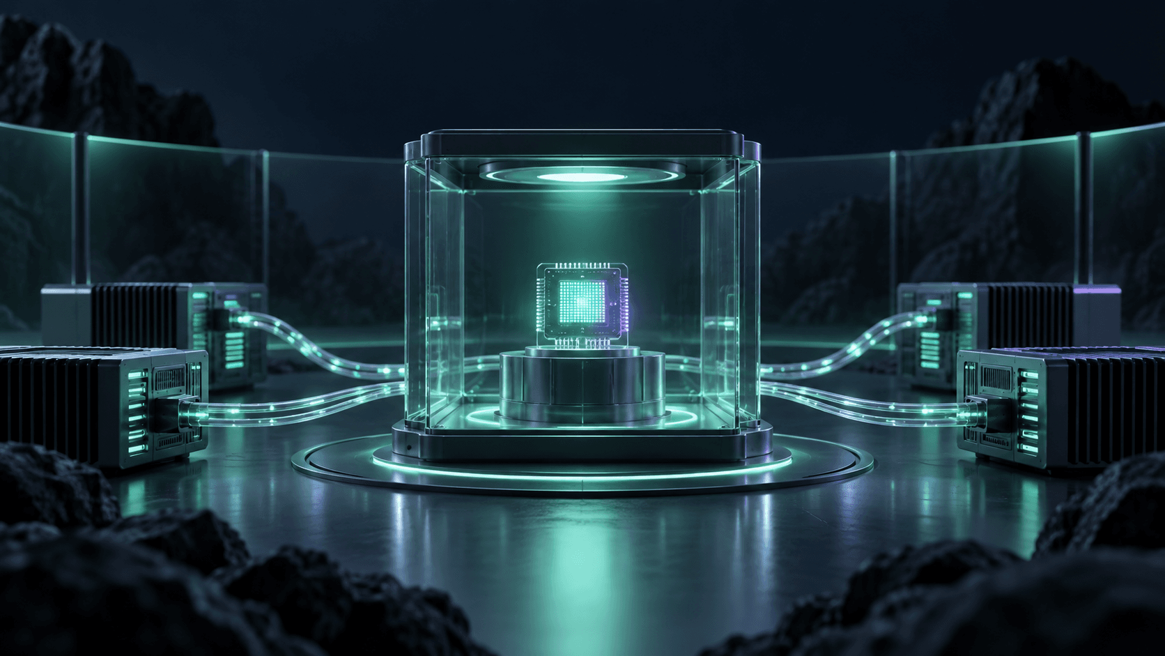 AI-generated editorial illustration: isolated computing and security research. Not a product screenshot.
