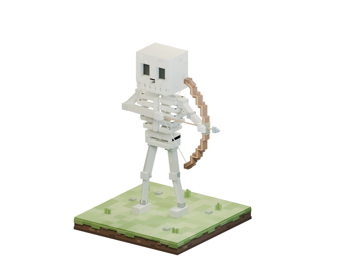 Minecraft-style Skeleton — GPT-6 Astra